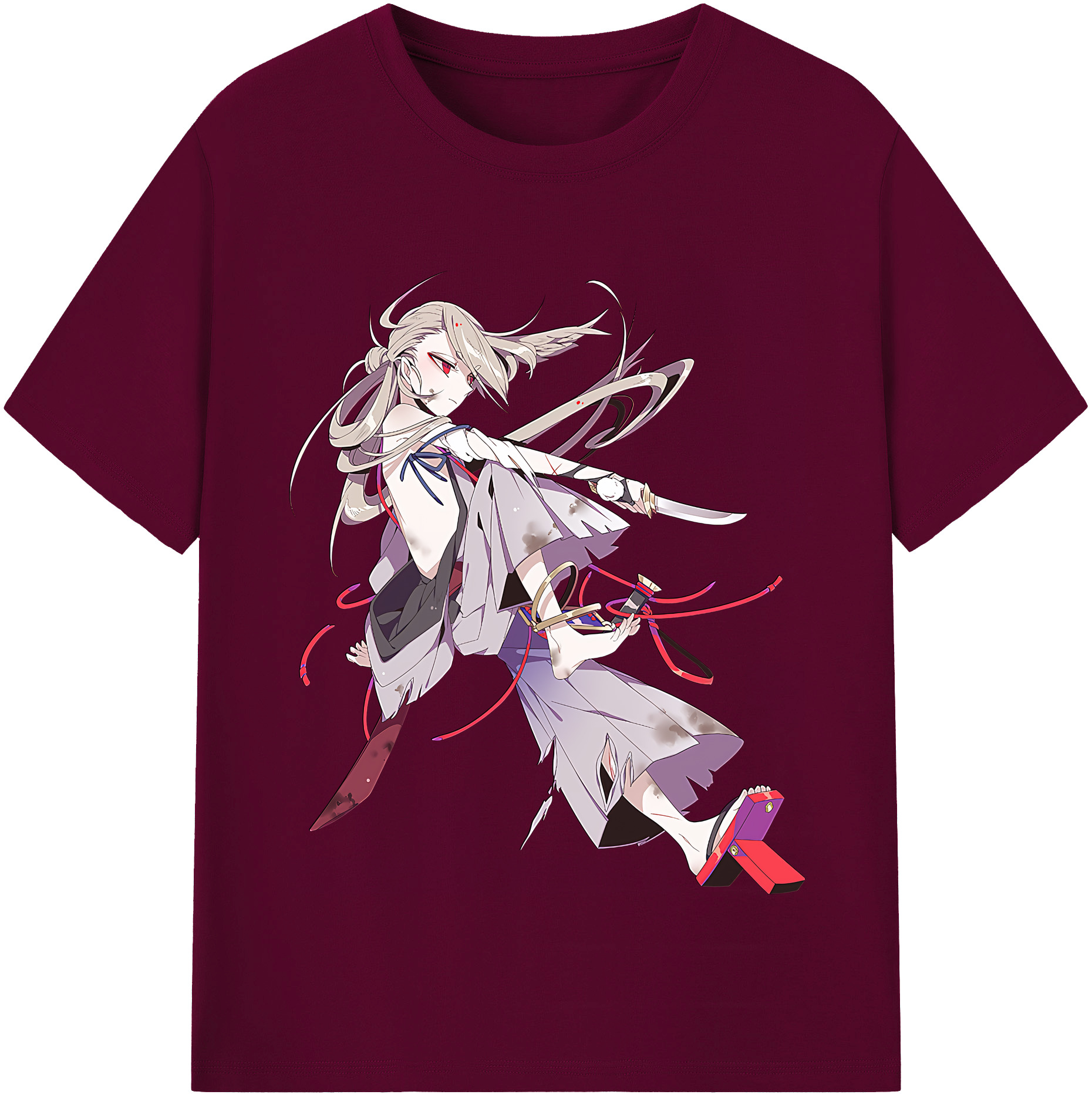 （画像用） 刀剣乱舞 Touken Ranbu レディースカジュアルプリントTシャツ（綿100％）